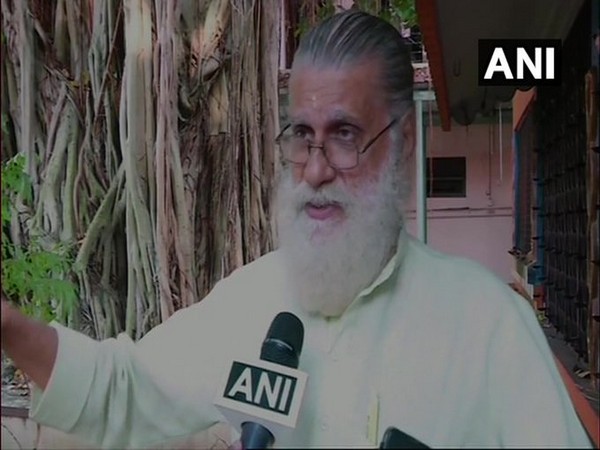 Manger of Thirumala Devaswom temple, P Rangadasa Prabhu, speaking to ANI on Friday (Photo/ANI)
