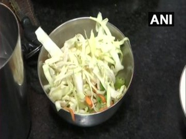 Cabbage and Carrot salad being served with food dishes in Goa (Photo/ANI)