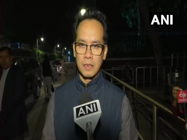 Congress lawmaker Gaurav Gogoi speaking to ANI on Sunday (Photo/ANI)