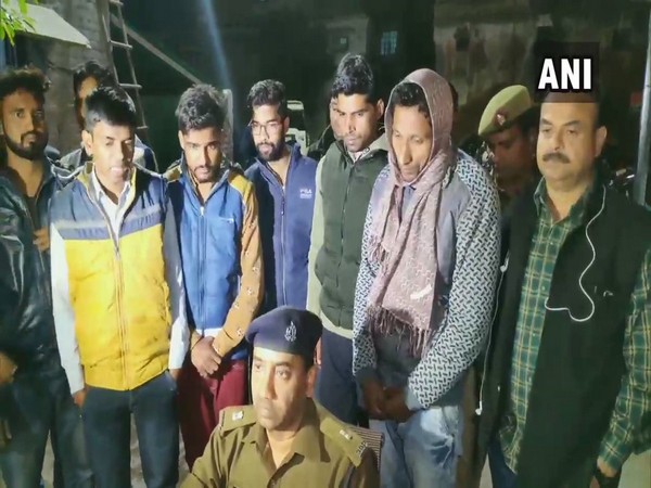 Gang members who were arrested by the Police (Photo/ANI)