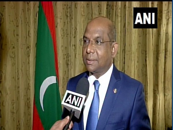 Maldives Foreign Minister Abdulla Shahid speaking to ANI on Wednesday