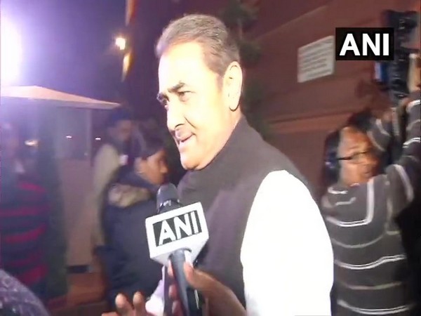 NCP MP Praful Patel speaking to ANI in New Delhi on Wednesday. Photo/ANI