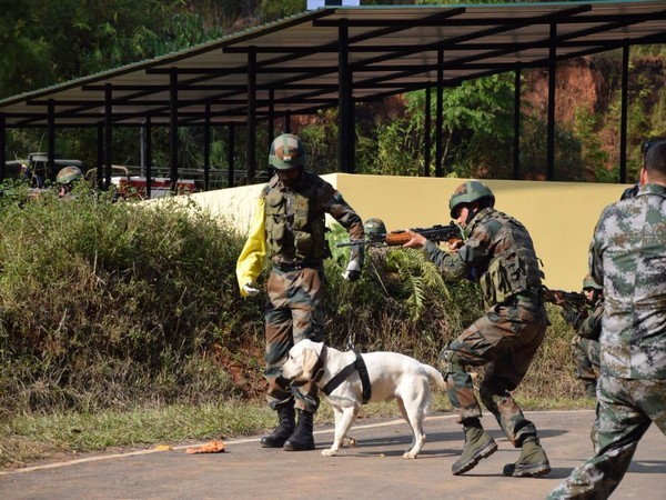 Meghalaya: India-China Hand-in-Hand exercise is underway in Shillong.