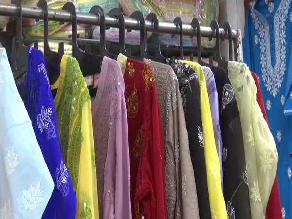 Visuals from Lucknow Chikan Palace on Thursday. Photo/ANI