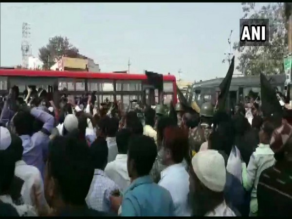 Locals protesting against the Citizenship (Amendment) Act in Kalaburagi, Karnataka on Thursday.