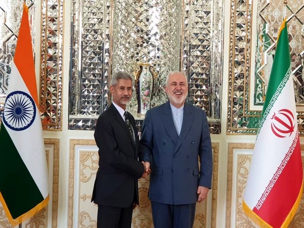 External Affairs Minister S Jaishankar and his Iranian counterpart Mohammad Javad Zarif in Tehran on Sunday.