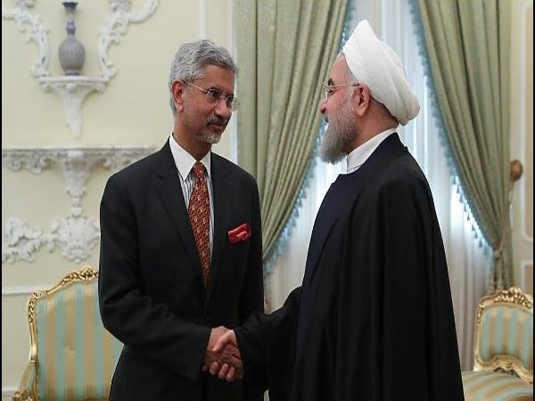 External Affairs Minister S Jaishankar and Iranian President Hassan Rouhani (Photo credit: Jaishankar's Twitter)