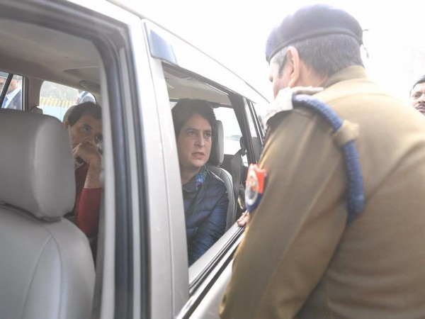 Congress leaders Rahul and Priyanka Gandhi Vadra in UP on Tuesday. Photo/ANI