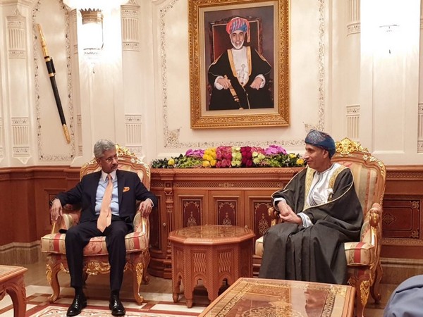 External Affairs Minister S Jaishnakar with Oman's Deputy Prime Minister Sayyid Fahd bin Mahmoud Al Said