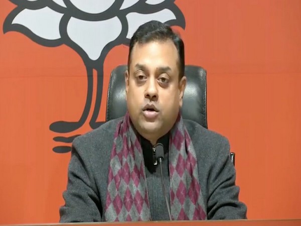 BJP spokesperson Sambit Patra speaking at a press conference on Thursday. Photo/ANI