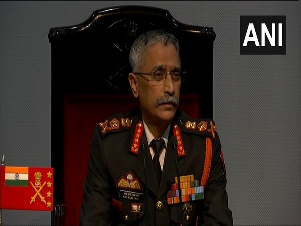 Army Chief General Manoj Mukund Naravane speaking to media on Saturday