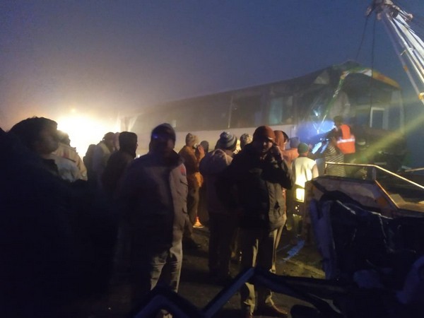 Visual from the spot. Photo/ANI