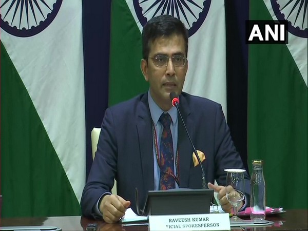 Ministry of External Affairs spokesperson Raveesh Kumar addressing a weekly briefing