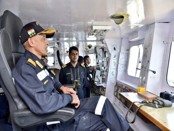 Deputy Chief of Naval Staff, MS Pawar. (Photo tweeted by Indian Navy)