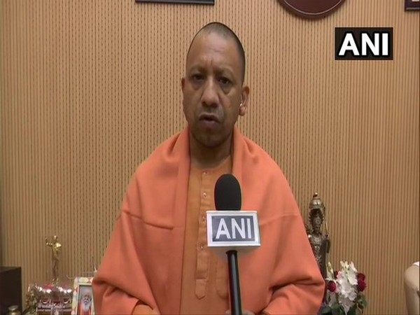 Uttar Pradesh Chief Minister Yogi Adityanath talking to ANI in Lucknow on Friday. Photo/ANI