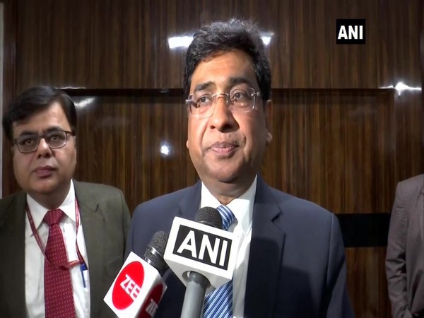 Railway Board Chairman Vinod Kumar Yadav talking to reporters in New Delhi on Monday. Photo/ANI