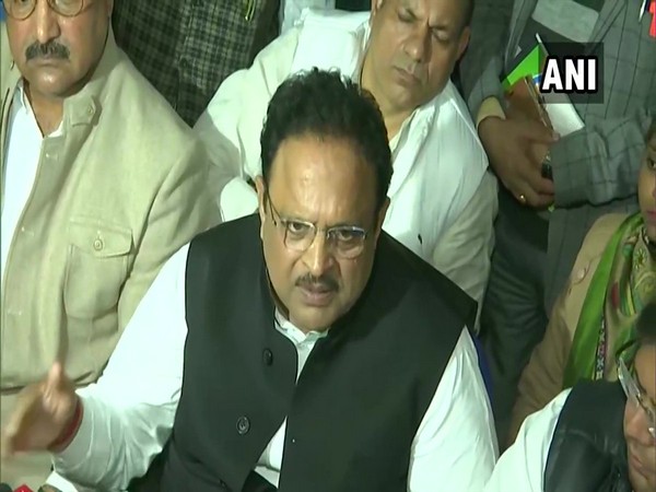 Rajasthan Health Minister Raghu Sharma talking to reporters in Kota on Friday. Photo/ANI