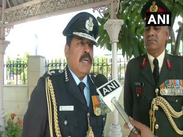 Indian Air Force Chief Air Chief Marshal RKS Bhadauria speaks to ANI in New Delhi [Photo/ANI]