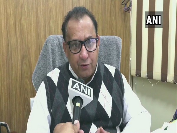 AMU Public Relation Officer Omar Saleem Peerzada speaking to ANI in Uttar Pradesh on Monday. (Photo/ANI)