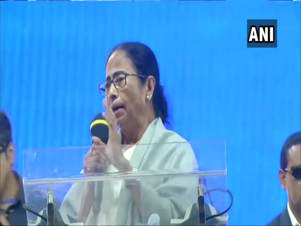 West Bengal Chief Minister Mamata Banerjee speaking at a rally in South 24 Parganas on Tuesday.