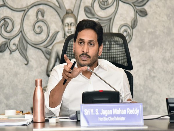 Andhra Pradesh Chief Minister YS Jagan Mohan Reddy at the meeting of bankers on Tuesday. 