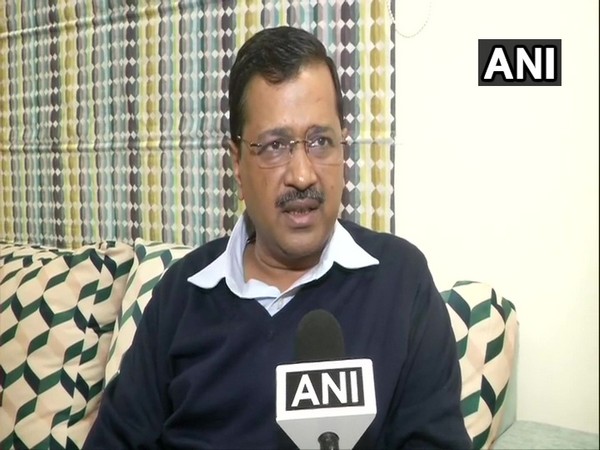 Delhi Chief Minister Arvind Kejriwal speaking to ANI.