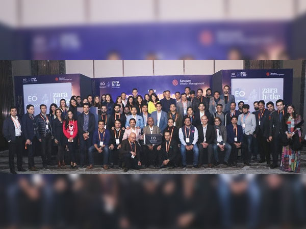 Dr A Velumani with members of EO Gurgaon