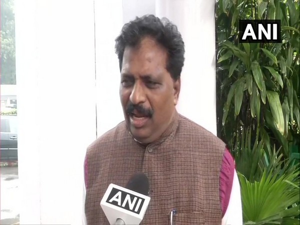 Congress MP K Suresh speaking to ANI in New Delhi on Thursday. (Photo/ANI)