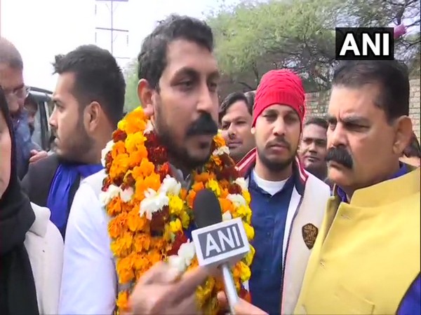 Bhim Army Chief Chandrashekhar Azad top news, latest news, top news, Citizenship Amendment Act updates speaks to ANI in New Delhi on Friday [Photo/ANI]