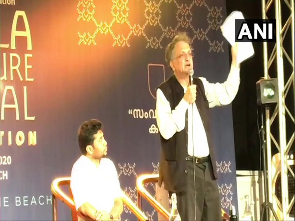 Historian Ramachandra Guha at Kerala Literature Festival in Kozhikode.