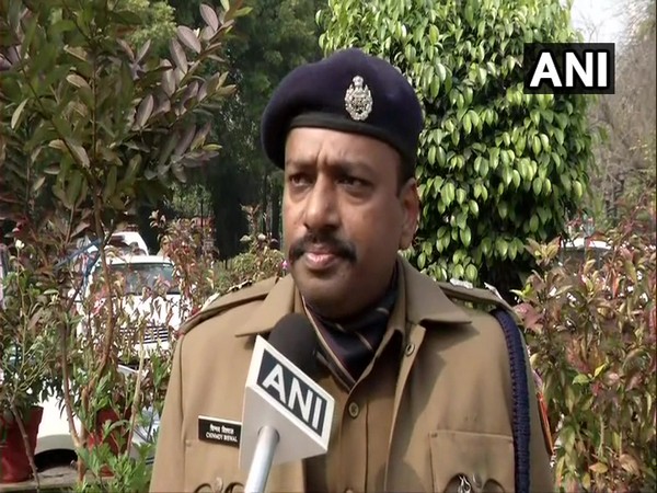 Southeast Delhi Deputy Commissioner of Police (DCP) Chinmoy Biswal speaking to ANI on Saturday (Photo/ANI)