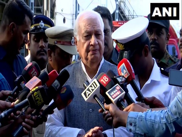 Kerala Governor Arif Mohammed Khan speaking to reporters on Monday. Photo/ANI