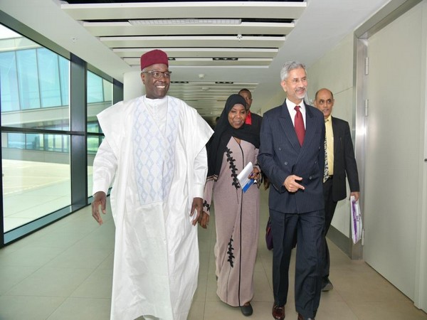 External Affairs Minister (EAM) S Jaishankar on Monday (local time) arrived in Niamey, the capital of Niger (Photo tweeted by EAM S Jaishankar)