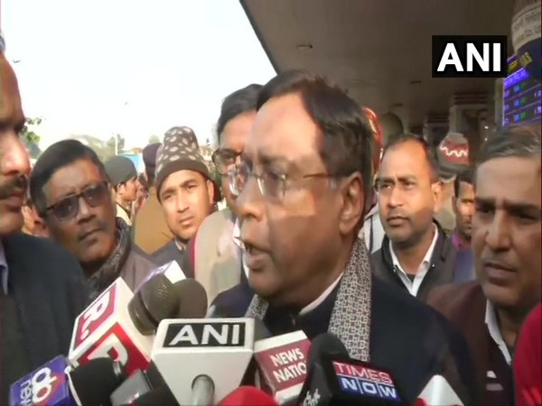Senior Janata Dal (United) leader Pavan K Varma speaking to media persons in New Delhi on Tuesday. (Photo/ANI)