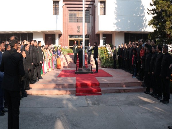 Charge d'affaires Gaurav Ahluwalia hoisted the tricolour and read out excerpts from President Ram Nath Kovind address to the nation.