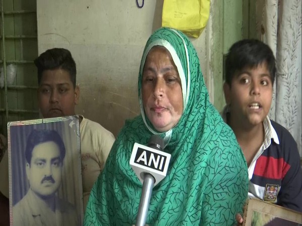 Shayara Bano, wife of 1984 Bhopal gas tragedy activist Abdul Jabbar, speaking to ANI on Sunday. Photo/ANI