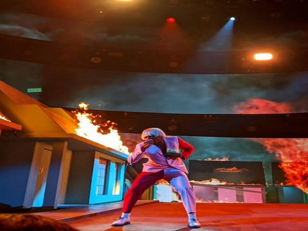 Tyler, the Creator during his performance at the Grammys (Image Source: Grammy Twitter)