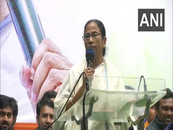West Bengal Chief Minister Mamata Banerjee on Monday in Kolkata. Photo/ANI