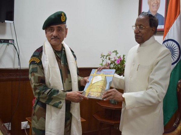 Lieutenant General Anil Chauhan, Eastern Army Commander met Governor of Sikkim Ganga Prasad in Gangtok on Tuesday.
