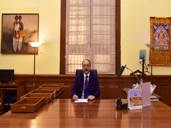 Harsh Vardhan Shringla took charge as the Foreign Secretary of India on Wednesday. Photo/ANI