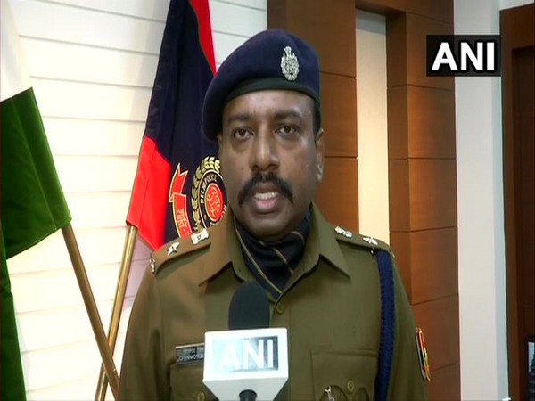 South-East Delhi District DCP Chinmay Biswal talking to ANI in New Delhi on Wednesday.