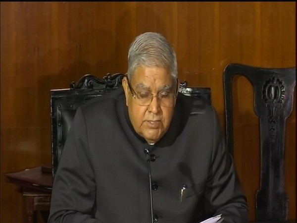West Bengal Governor Jagdeep Dhankhar speaking at a press conference in Kolkata on Wednesday.