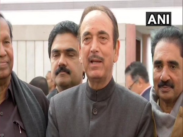 Congress leader Ghulam Nabi Azad. 