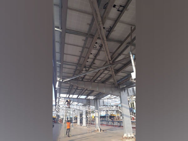 Vijayawada Railway Station on Wednesday became the railway station with the maximum solar cover on platforms of the Indian Railways.