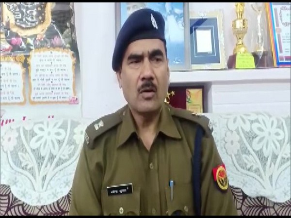 Mahendra Kumar, Additional Gonda SP speaks to ANI in Gonda on Saturday [Photo/ANI]