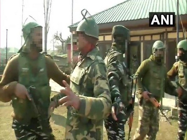 : A grenade was lobbed upon the deployed troops of Central Reserve Police Force in Srinagar on Sunday [Photo/ANI]