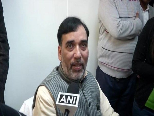 Delhi Minister and Aam Aadmi Party (AAP) leader Gopal Rai speaking to reporters on Monday. Photo/ANI