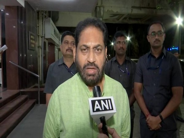 Maharashtra Power Minister Nitin Raut speaking to reporters on Friday. Photo/ANI