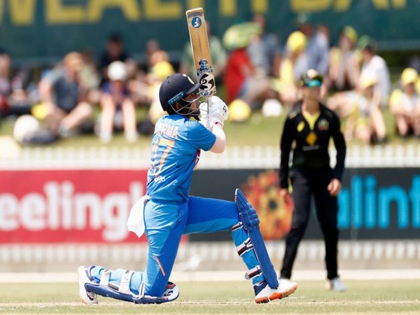 India's Shafali Verma in action against Australia (Photo/ ICC Twitter)