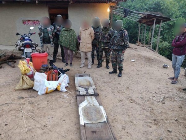 Assam Rifles along with Police today busted an illegal drug manufacturing unit in Thoubal